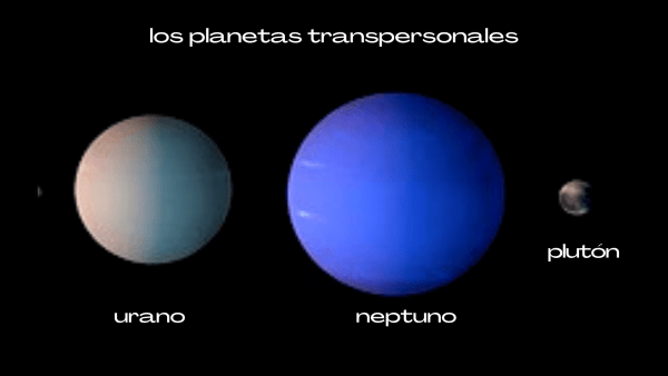 urano, neptuno y plutón